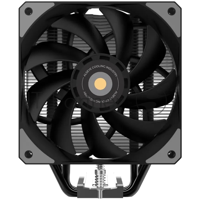 Кулер для процессора ALSEYE S120-H4 CPU Cooler 120*120*25mm, 800-2000, 82CFM Max, 3.1mmH20 Max, 20-33.2dBA, 12V, 0.21A, 2.5W, Two ball Intel?115x/1200/1366/1700/2011