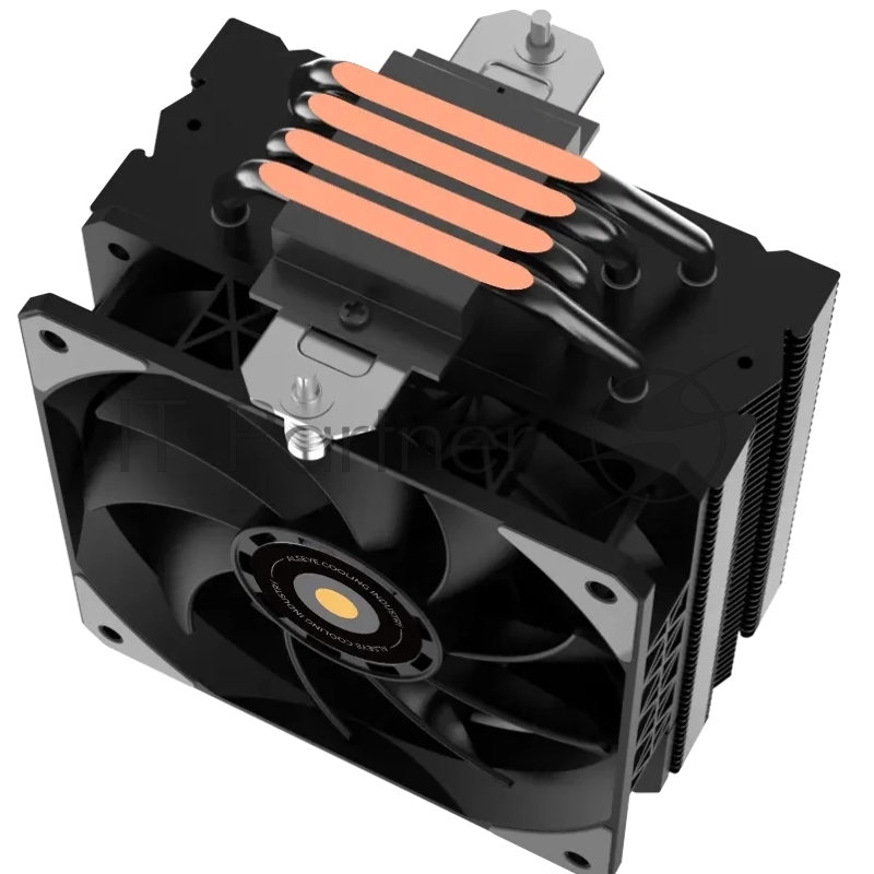 Кулер для процессора ALSEYE S120-H4 CPU Cooler 120*120*25mm, 800-2000, 82CFM Max, 3.1mmH20 Max, 20-33.2dBA, 12V, 0.21A, 2.5W, Two ball Intel?115x/1200/1366/1700/2011
