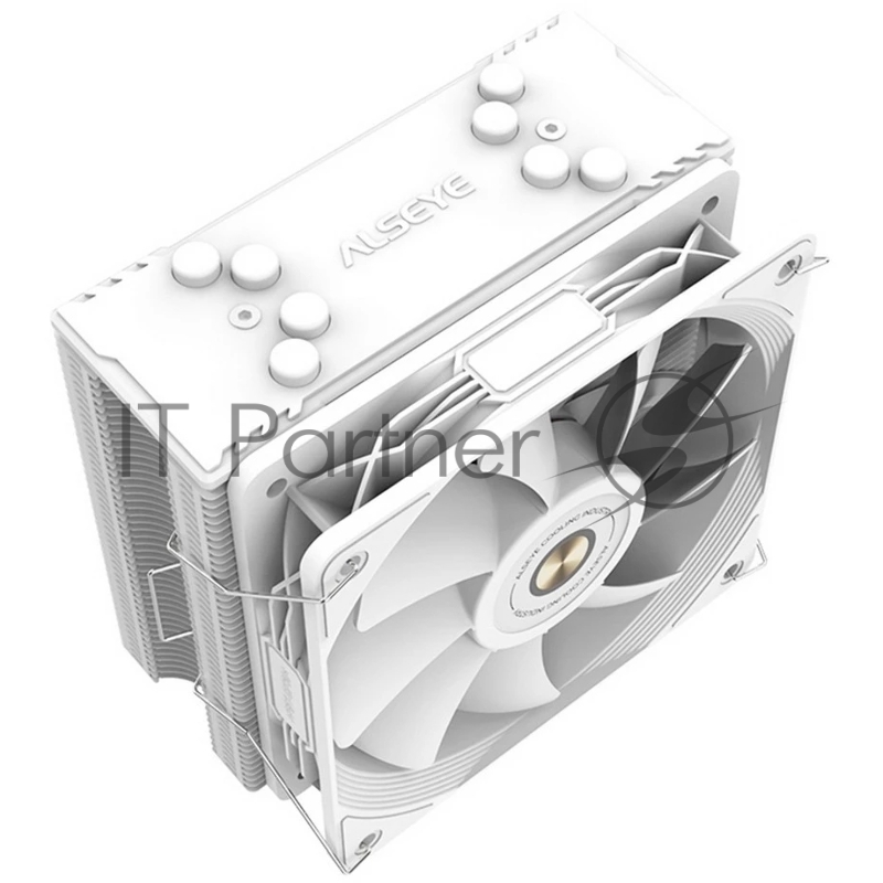 Кулер для процессора ALSEYE N120 White CPU COOLER Hydraulic, 130*76*156mm, 0.095-0.3A, 800~1800RPM, 1.18-73.96CFM