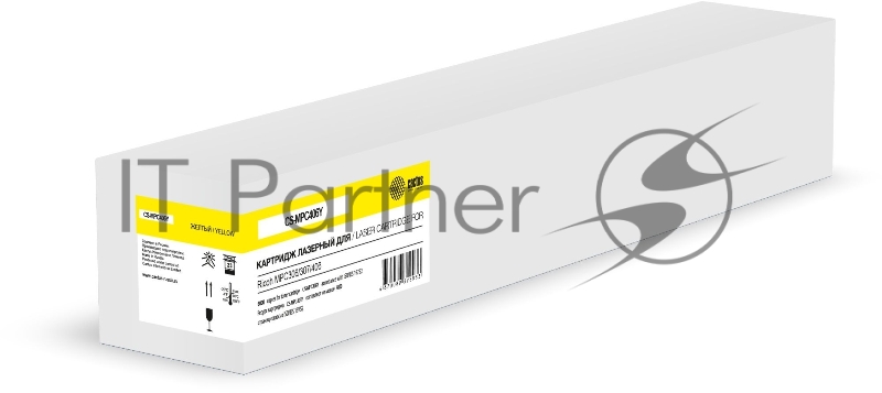 Картридж лазерный Cactus CS-MPC406Y 842098 желтый (6000стр.) для Ricoh MPC306/307/406