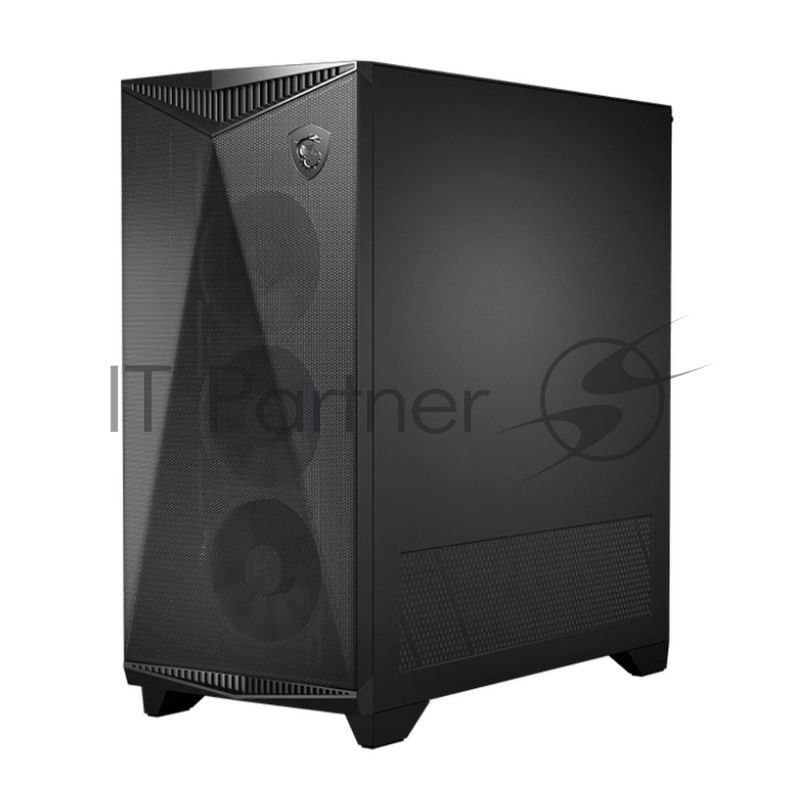 Корпус MSI MPG GUNGNIR 300P AIRFLOW Midi Tower, EATX, 2xUSB 3.2 Gen 1, 1xUSB 3.2 Gen2 Type-C, 4x120mm PWM black Fan, 1x80mm Fan, 2x 6015 Fan, MPG PCI-E 4.0 X16 RISER CABLE, Tempered Glass Window