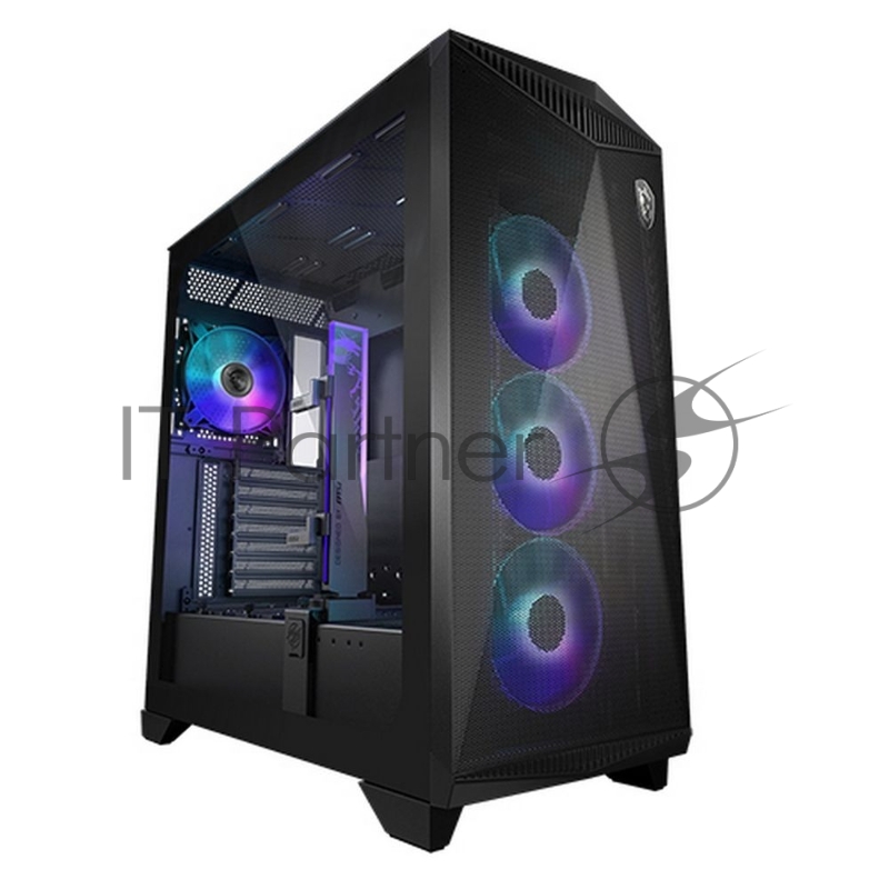 Корпус MSI MPG GUNGNIR 300R AIRFLOW Midi Tower, EATX, 2xUSB 3.2 Gen 1, 1xUSB 3.2 Gen2 Type-C,4x120mm PWM ARGB Fan, ARGB+PWM Control Board, Tempered Glass Window