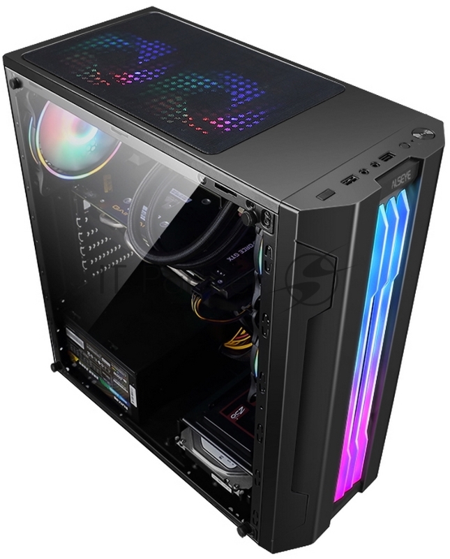 Корпус ALSEYE Auro 3.0-B Mini-ITX/Micro ATX/ATX, USB2.0*2+HD Audio+USB3.0*1, H.D.D.(3.5)*2pcs+S.S.D(2.5)*2p 354*185*413mm