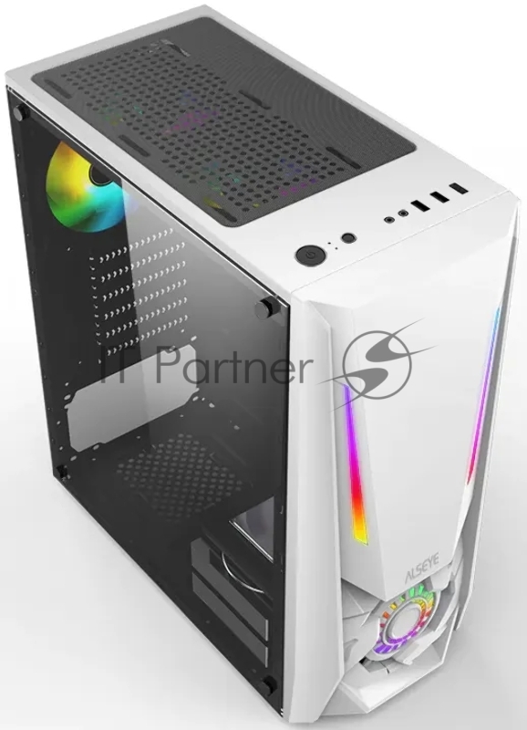 Корпус ALSEYE Reactor-W Mini-ITX/Micro ATX/ATX, USB2.0*2+HD Audio+USB3.0*1, H.D.D.(3.5)*2pcs+S.S.D(2.5)*2p 354*185*413mm