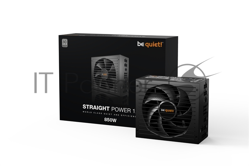 Блок питания be quiet! Straight Power 12 850W / ATX 3.0, 80 PLUS Platinum, FB+LLC+SR+DC-DC, 135mm fan, full modular / BN337