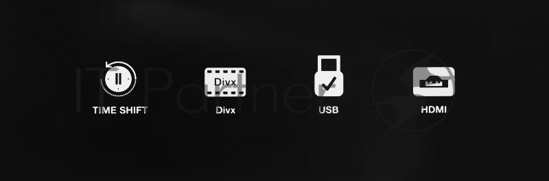 Цифровой TV ресивер HYUNDAI H-DVB240 черный