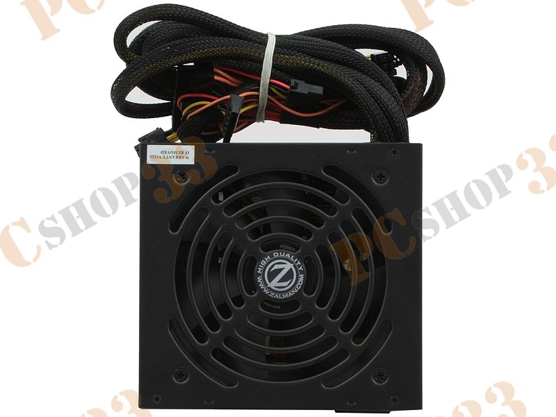 Блок питания 400Вт Zalman ZM400-LEII ATX12V V2.3 (20/24+4/8+6pin, вентилятор d120мм) + кабель питания EURO (1.5м)