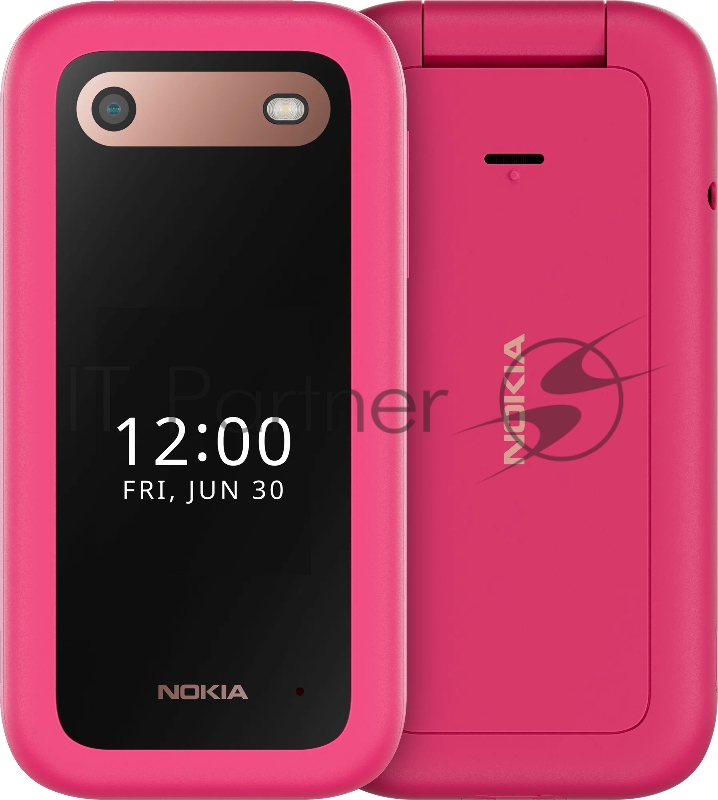 Мобильный телефон Nokia 2660 TA-1469 DS Pop PInk (1GF011PPC1A04)