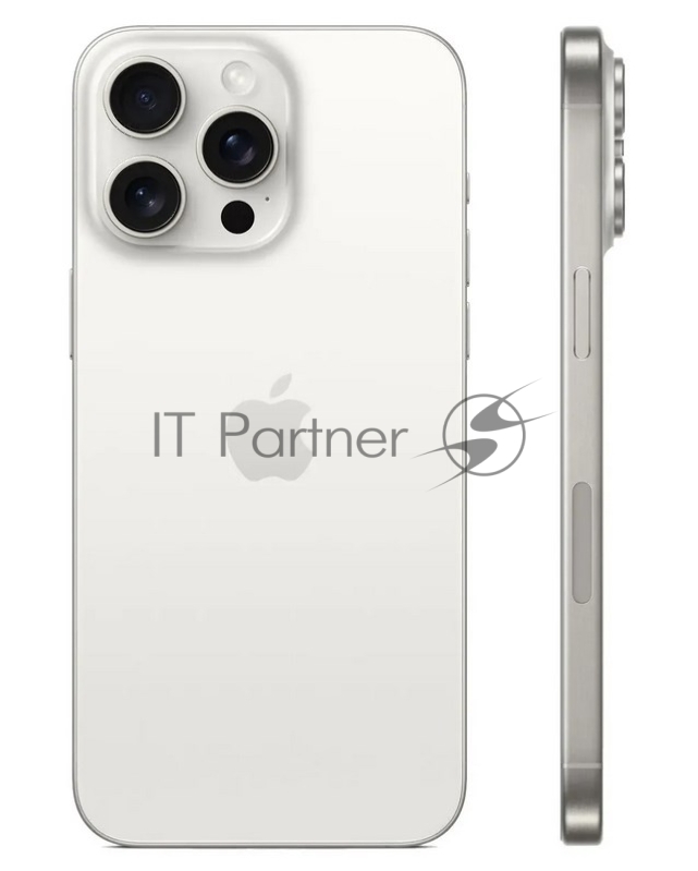 Смартфон Apple A3108 iPhone 15 Pro Max 256Gb белый титан моноблок 3G 4G 2Sim 6.7 1290x2796 iOS 17 48Mpix 802.11 a/b/g/n/ac/ax NFC GPS Protect