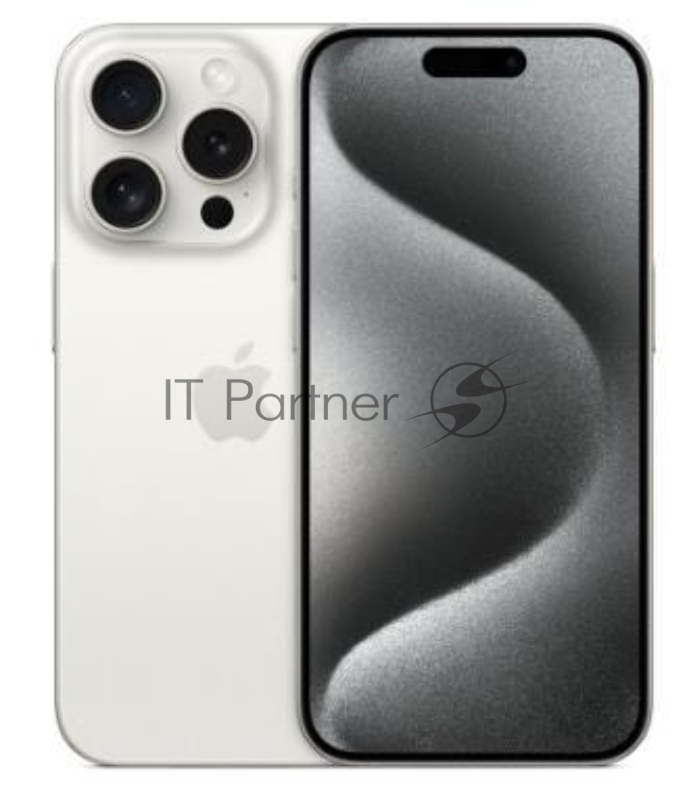 Смартфон Apple A3108 iPhone 15 Pro Max 256Gb белый титан моноблок 3G 4G 2Sim 6.7 1290x2796 iOS 17 48Mpix 802.11 a/b/g/n/ac/ax NFC GPS Protect