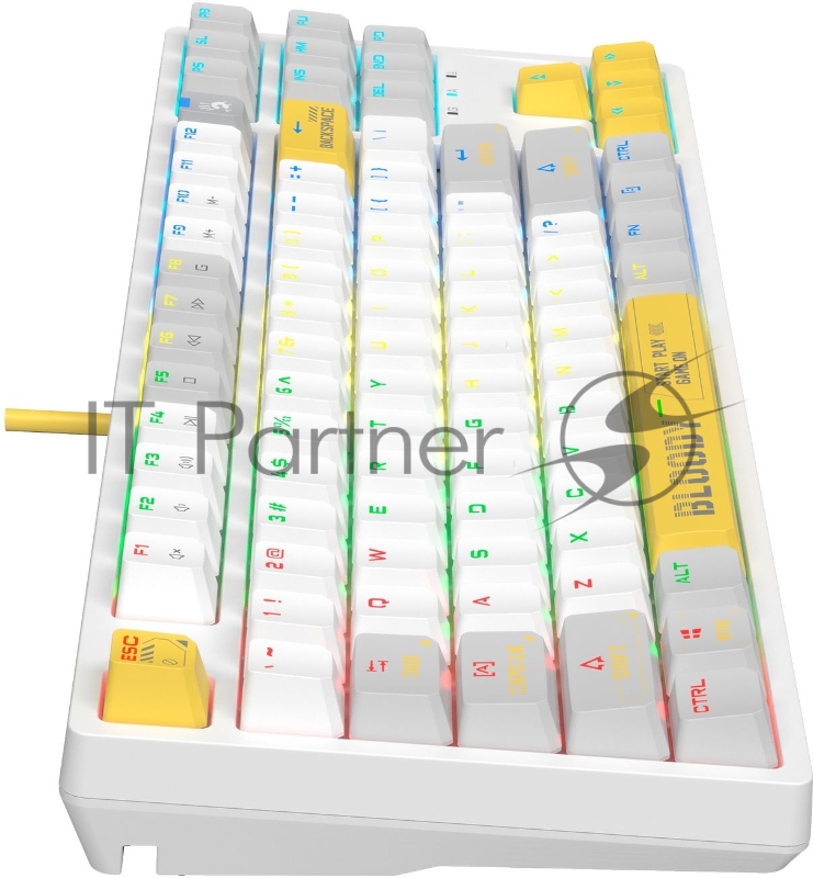 Клавиатура A4Tech Bloody S87 Energy механическая белый USB for gamer LED (S87 USB ENERGY WHITE)