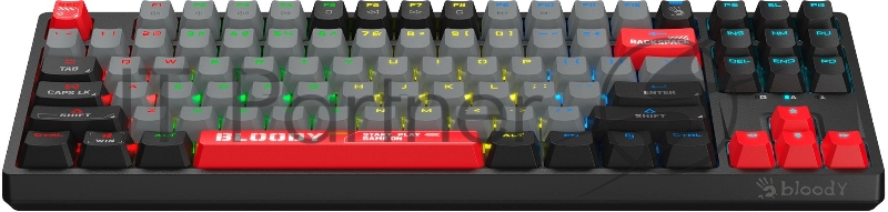 Клавиатура A4Tech Bloody S87 Energy механическая черный/красный USB for gamer LED (S87 USB ENERGY RED)