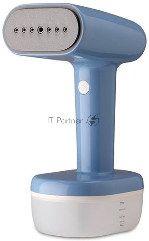 Ручной отпариватель BQ SG1007H Blue-White, Мощность 1800 Ватт , 2 в 1: Отпаривание и глажка, Быстрый нагрев, Вертикальное и горизонтальное отпаривание, Сухая глажка, Щетка-насадка в комплекте, Резервуар для воды 260 мл, Постоянный пар до 35 г/мин, Те