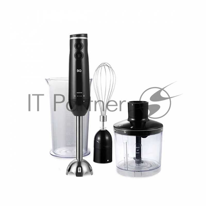 Ручной Блендер BQ HB1031SS Black, Мощность 1000 Вт,