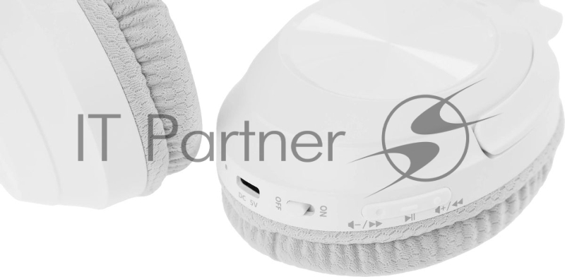 Гарнитура мониторные A4Tech Fstyler BH220 белый беспроводные bluetooth оголовье (BH220 WHITE)