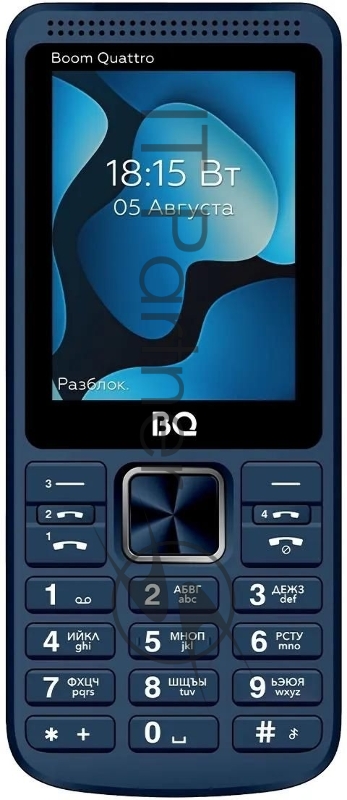 Мобильный телефон BQ 2455 Boom Quattro Blue. MTK 6261 D, 0, 260 MHz, 32 Mb, 32 Mb, 2G GSM 900/1800 мГц Экран: 2.4 , 240*320, Основная камера: , Фронтальная камера: , Кол-во СИМ: 4, карта памяти MicroSD до 16 ГБ, FM, Виброзвонок АКБ Li-ion Съемная 270
