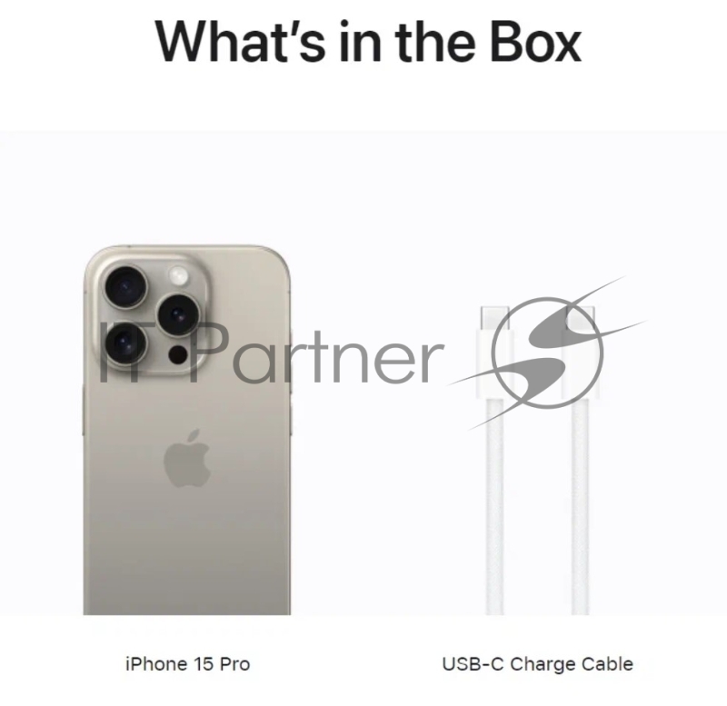 Смартфон Apple A3101 iPhone 15 Pro 1Tb титан моноблок 3G 4G 1Sim 6.1 1179x2556 iOS 17 48Mpix 802.11 a/b/g/n/ac/ax NFC GPS Protect