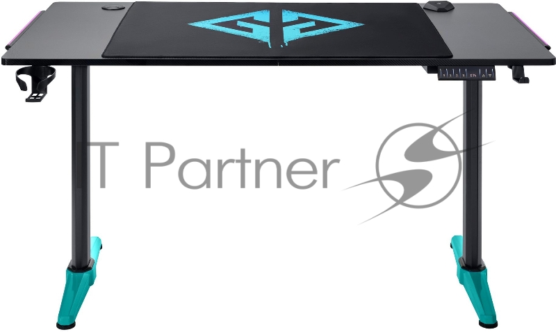 Стол игровой GMNG GG-TB301 столешница ЛДСП карбон каркас черный 140х80см