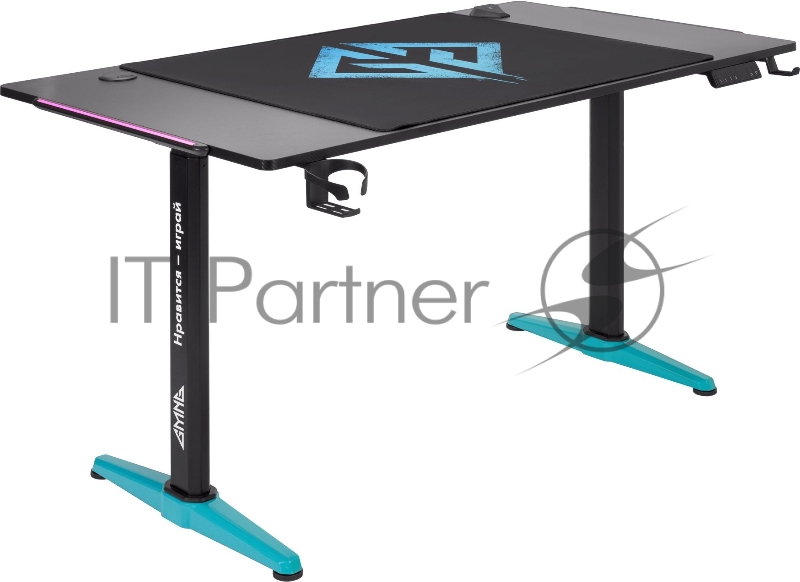 Стол игровой GMNG GG-TB301 столешница ЛДСП карбон каркас черный 140х80см