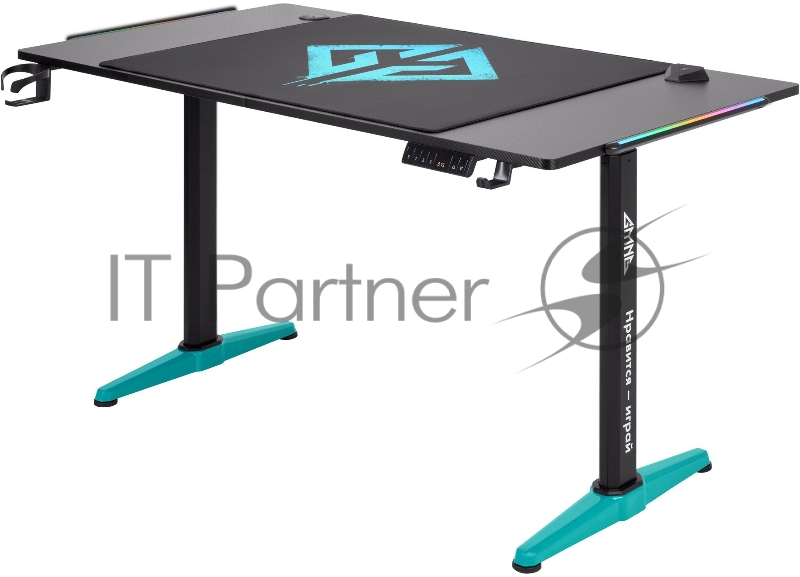 Стол игровой GMNG GG-TB301 столешница ЛДСП карбон каркас черный 140х80см