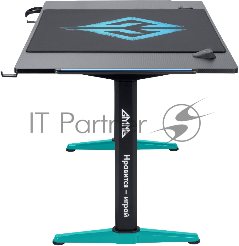 Стол игровой GMNG GG-TB301 столешница ЛДСП карбон каркас черный 140х80см