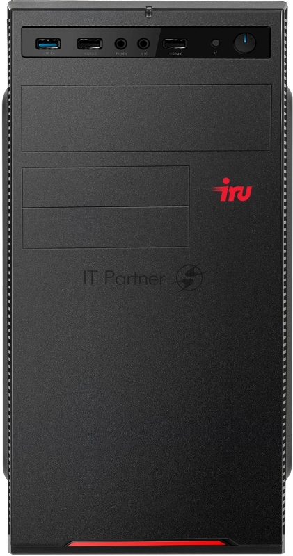 Компьютер IRU Office 310H5SE MT i5 10400 (2.9) 32Gb SSD1Tb UHDG 630 Free DOS GbitEth 400W черный (1989865)