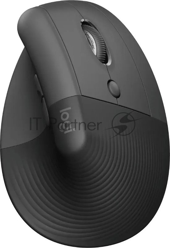 Мышь Logitech Lift графитовый оптическая (4000dpi) беспроводная BT/Radio USB (5but)