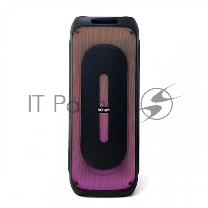 Портативная акустика BQ PBS3002 Black. Мощность(RMS) 120 Вт/Версия Bluetoоth 5,0 BDR+EDR/ Eмкость батареи 12 В, 12000мАч/FM-Стерео/FM-Радио/3 динамика/Микрофон/ AUX/ Параметры электропитания 220-240 В,50-60 Гц/Класс защиты от поражения электрическим