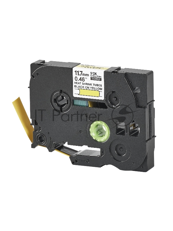 Кассета с лентой SOK by Sakura Printing HSe-631 для Brother, черный на желтом, 12мм/8м , наклейка