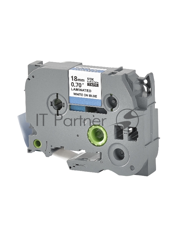 Кассета с лентой SOK by Sakura Printing TZE545 для Brother, белый на синем, 18мм/8м , наклейка