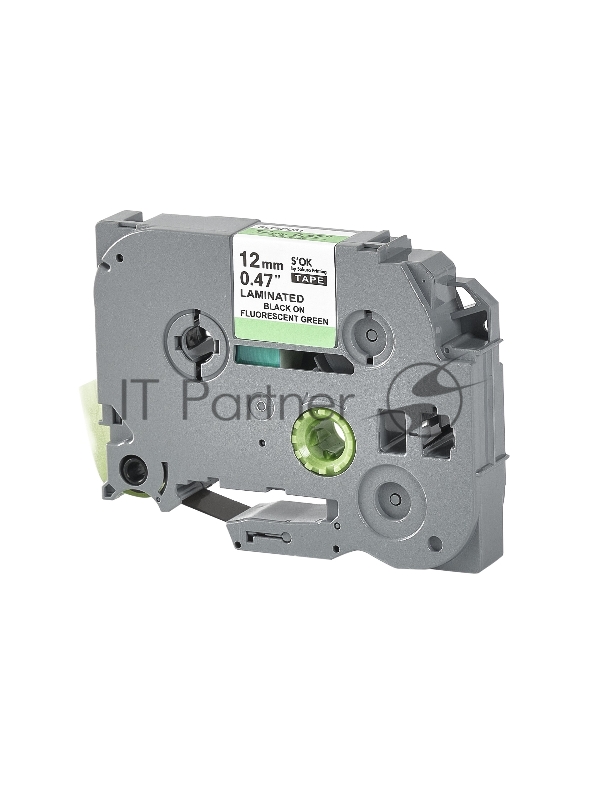 Кассета с лентой SOK by Sakura Printing TZED31 для Brother, черный на зеленом, 12мм/8м , наклейка