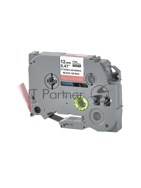 Кассета с лентой SOK by Sakura Printing TZES431 для Brother, черный на красном, 12мм/8м , наклейка