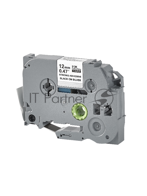 Кассета с лентой SOK by Sakura Printing TZES931 для Brother, черный на серебре, 12мм/8м , наклейка