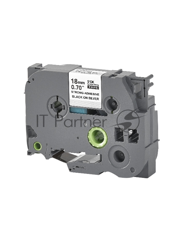 Кассета с лентой SOK by Sakura Printing TZES941 для Brother, черный на серебре, 18мм/8м , наклейка