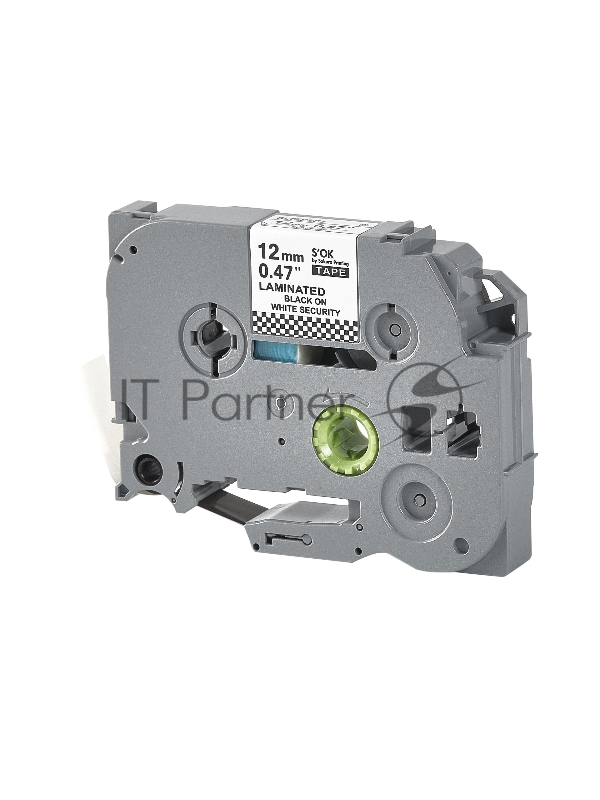 Кассета с лентой SOK by Sakura Printing TZESE3 для Brother, черный на белом, 12мм/8м , наклейка