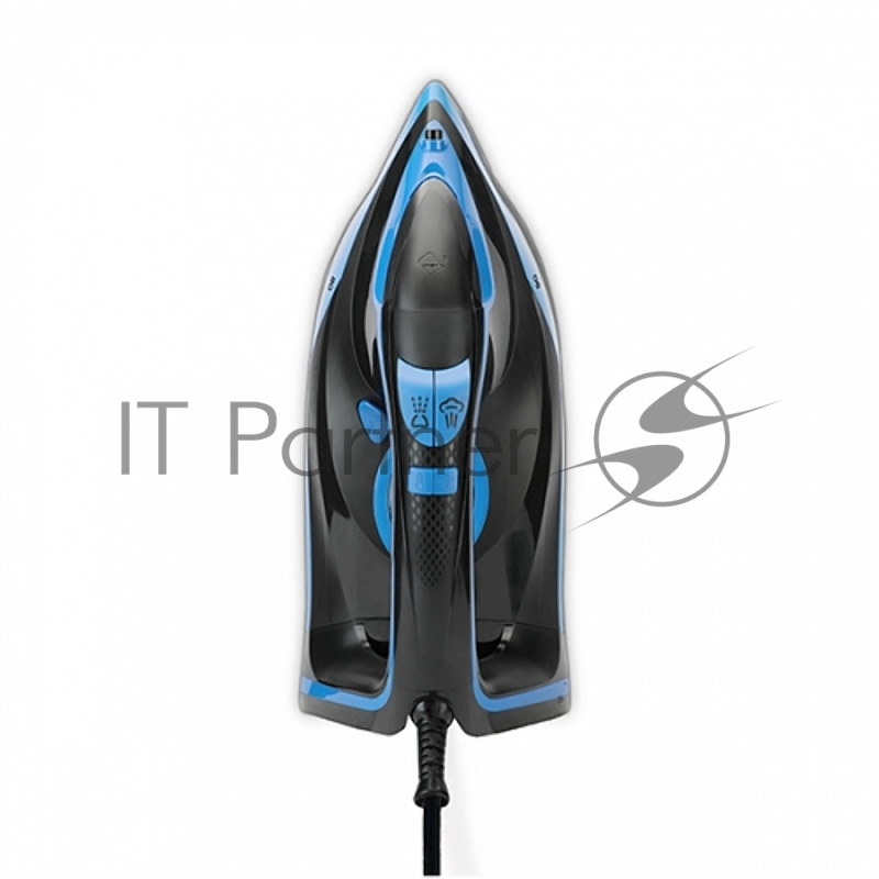 Утюг BQ SI1005 Black-Blue. Мощность 3000 Вт / Резервуар для воды 350 мл / Постоянная подача пара 60 г/мин / Паровой удар 200 г / Керамическое покрытие EasyGlidePRO / Защита от перегрева / Вертикальное отпраивание / LED индикатор / Мерный стакан для в