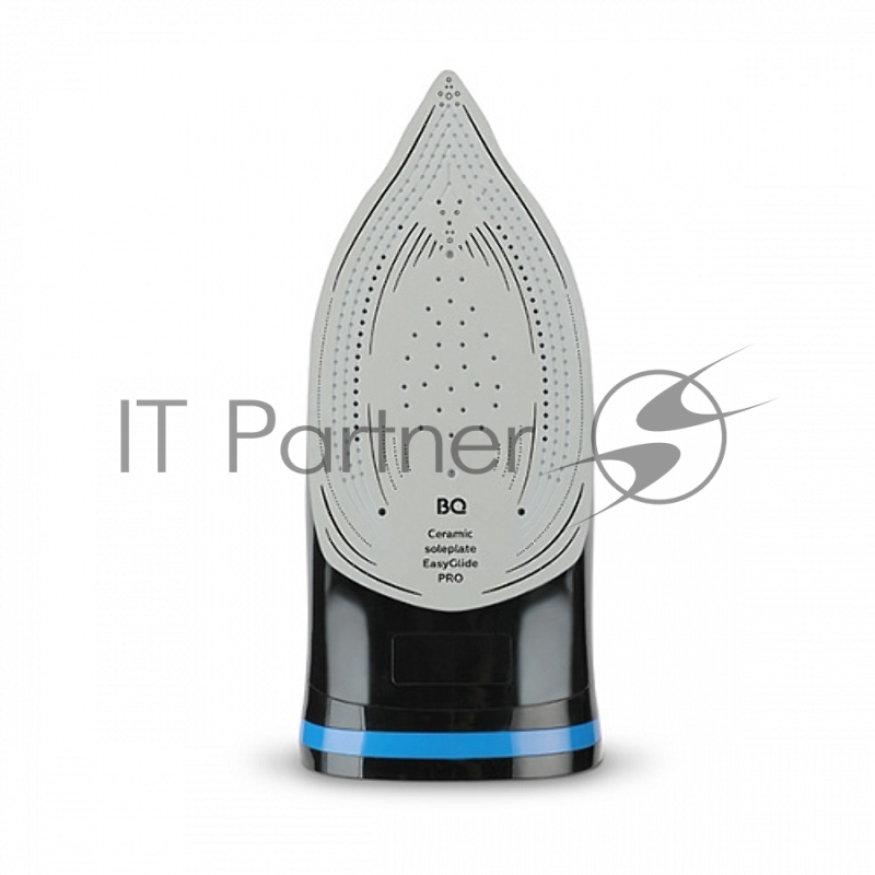 Утюг BQ SI1005 Black-Blue. Мощность 3000 Вт / Резервуар для воды 350 мл / Постоянная подача пара 60 г/мин / Паровой удар 200 г / Керамическое покрытие EasyGlidePRO / Защита от перегрева / Вертикальное отпраивание / LED индикатор / Мерный стакан для в