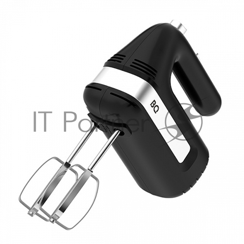 Миксер BQ MX421 Black. Мощность:150Вт/5 скоростей работы/Скорость вращения до 1400 об/мин / Металлические насадки в комплекте/ Кнопка извлечения насадок/ Плавный пуск двигателя/ Двойная защита: от перегрева, от перегрузки/ Длина сетевого шнура:1м/ На