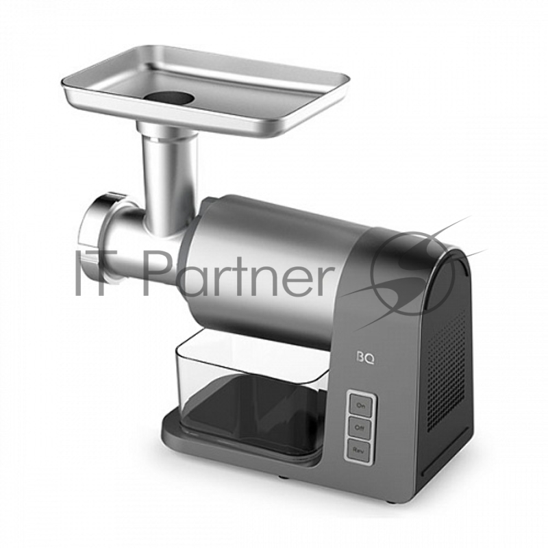 Мясорубка BQ MG1010 Space Gray. Мощность 2200 Вт / Вместимость загрузочного лотка 2 кг / Производительность 1,8 кг/мин / Скорость вращения шнека до 195 об/мин / Насадка для колбасок и кеббе в комплекте / Контейнер для мяса в комплекте / Металлические