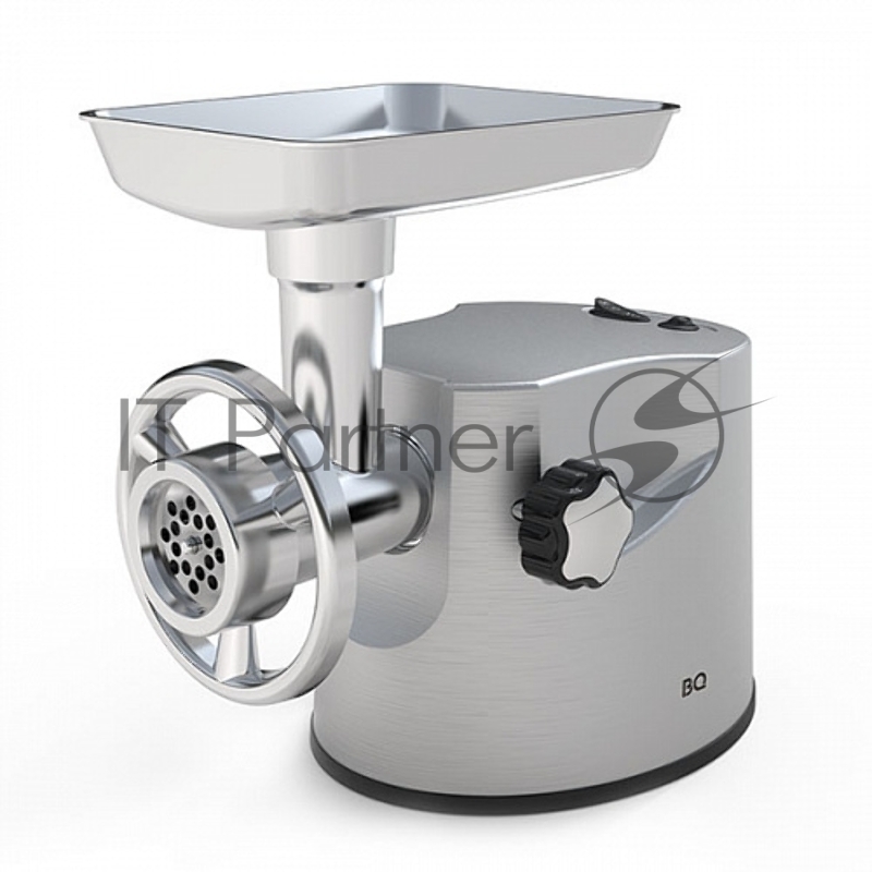 Мясорубка BQ MG2004 Metallic Grey. Мощность 2200 Вт / Вместимость загрузочного лотка 2,5 кг / Производительность 2 кг/мин / Скорость вращения шнека до 230 об/мин / Насадка для колбасок и кеббе в комплекте / Металлические диски 3 мм + 5 мм + 7 мм / Дл