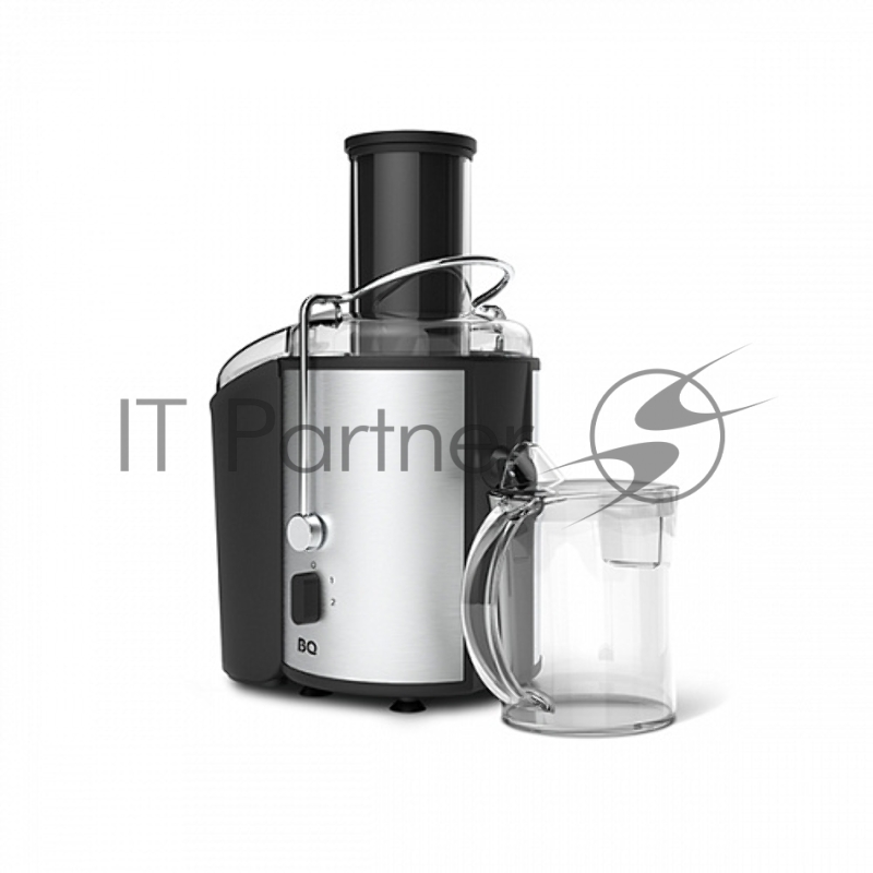 Соковыжималка BQ J1006 Black-Steel, Мощность 1100 Вт, Усиленная защита Multi Protect System: блокировка при неправильной сборке, защита от перегрузки, защита от перегрева, защита от случайного включения, Сверхширокое загрузочное отверстие 85 мм, 2 ск
