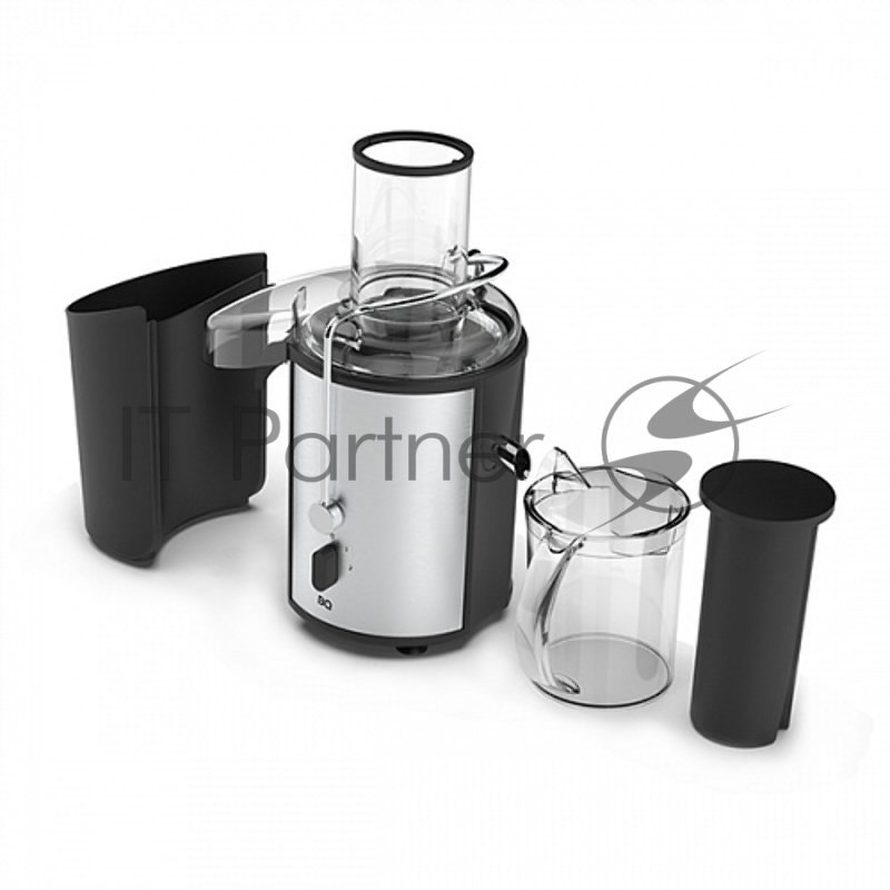 Соковыжималка BQ J1006 Black-Steel, Мощность 1100 Вт, Усиленная защита Multi Protect System: блокировка при неправильной сборке, защита от перегрузки, защита от перегрева, защита от случайного включения, Сверхширокое загрузочное отверстие 85 мм, 2 ск