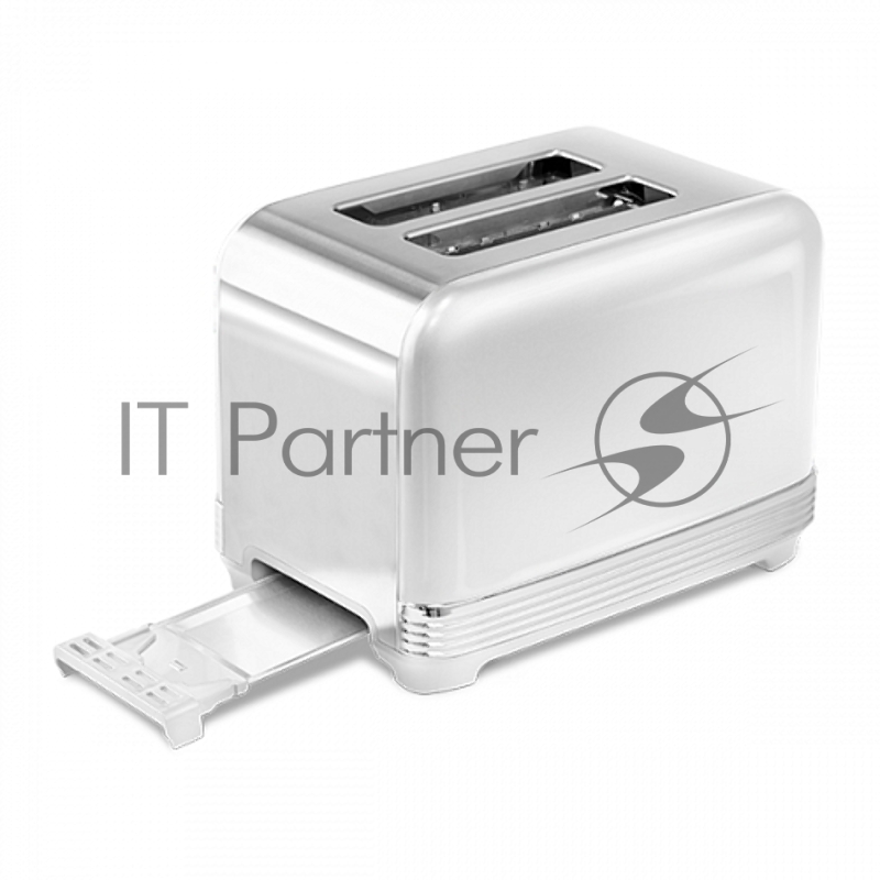 Тостер BQ T1000 White. Потребляемая мощность, Вт: 1000 Вт, Количество отсеков: 2 тоста, Количество режимов поджаривания: 7 режимов, Съемный лоток для крошек: Да, Автоматическое центрирование тостов: Да, Тип управления (механический / электронный): Эл