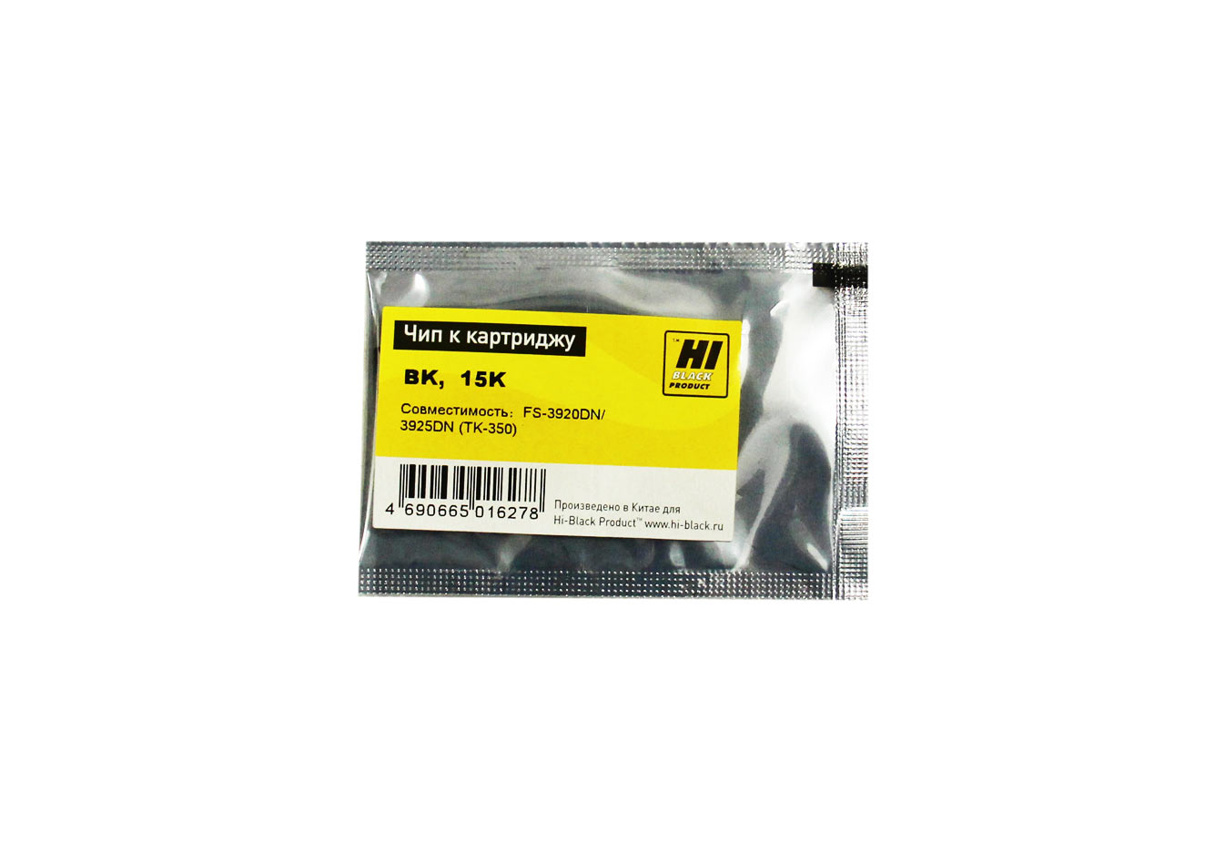 Чип Hi-Black к картриджу Kyocera FS-3920DN/3925DN (TK-350), Bk, 15K