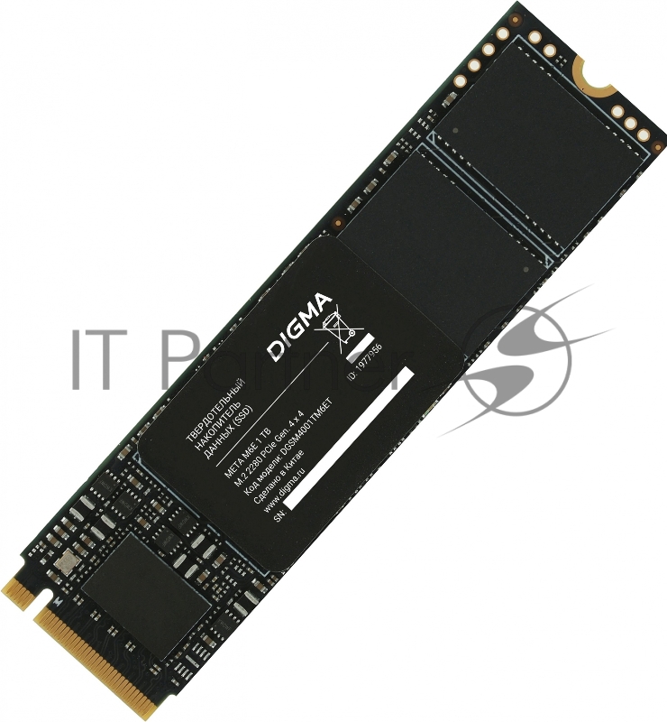 Накопитель SSD Digma PCIe 4.0 x4 1TB DGSM4001TM6ET Meta M6E M.2 2280
