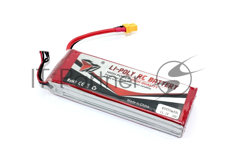 Аккумулятор Li-Pol 11.1V 8043130 4000mah разъем XT60-Plug