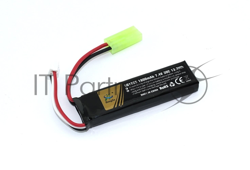 Аккумулятор Li-Pol 7.4v 451865 1800mah mini Tamiya plug