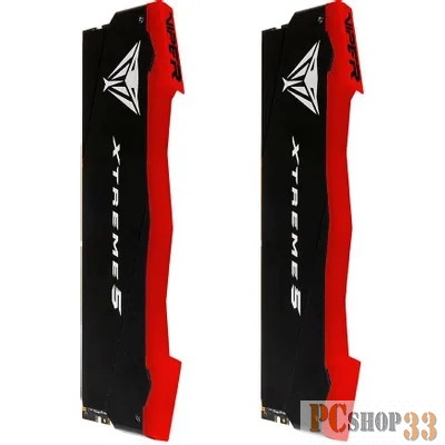 Memory Module PATRIOT Viper Xtreme 5 Gaming DDR5 Общий объём памяти 32Гб Module capacity 16Гб Количество 2 7600 МГц Множитель частоты шины 38 1.45 В RGB черный PVX532G76C36K
