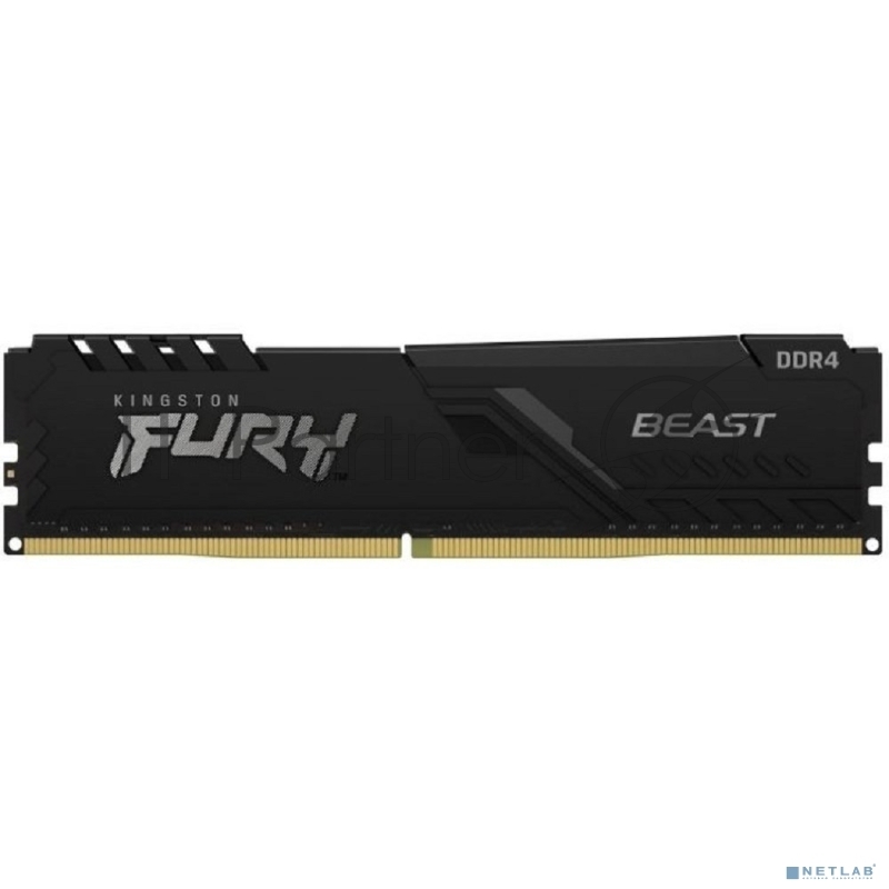 Оперативная память Kingston DRAM 8GB 3600MHz DDR4 CL17 DIMM FURY Beast Black EAN: 740617319798