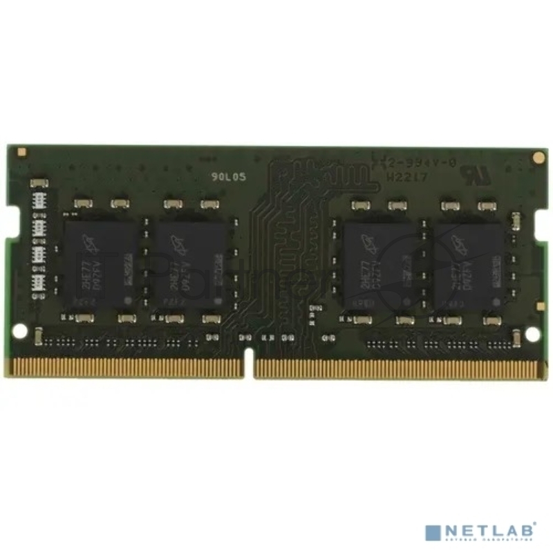 Модуль памяти SO-DIMM DDR 4 DIMM 16Gb PC25600, 3200Mhz, Kingston (KVR32S22S8/16) (retail)